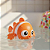 Brinquedo Banho Infantil Peixe Palhaço De Corda Brinquedo Banho - Pimpolho - Imagem 2