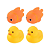 BICHINHOS PARA BANHO COLORIDO PEIXINHO E PATINHO - PIMPOLHO - Imagem 1