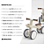 BICICLETA DE EQUILIBRIO ZIPI BEIGE - Kikkaboo - Imagem 3