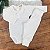 Conjunto Body Manga Longa e Calça Quadriculado Offwhite 0 a 3 meses 100% Algodão - Imagem 1