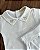Conjunto Body Curto com Shorts Branco Cavalinho 0 a 3 meses - 100% Algodão - Imagem 2