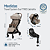 Travel System Eva³ Luxe Trio Cabriofix Twillic Truffle - Maxi Cosi - Imagem 5