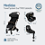 Travel System Eva³ Trio Cabriofix Black Champagne - Maxi Cosi - Imagem 9