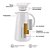 Garrafa Térmica para Kit Higiene Branco Bold 950ml - Laço Bebê - Imagem 2