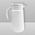 Garrafa Térmica para Kit Higiene Branco Bold 950ml - Laço Bebê - Imagem 1