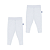 Kit de Calça com pé Reversível Suedine Prime Cortton Branco 2 unid - Piu Piu - Imagem 1