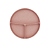Prato com divisórias e sucção Silicone Platinum Rosa Blush - Kikkaboo - Imagem 2