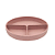 Prato com divisórias e sucção Silicone Platinum Rosa Blush - Kikkaboo - Imagem 1