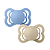 Chupetas Supreme Silicone Baunilha e Azul Céu Tam 2 (kit 2 unid) - Bibs - Imagem 2