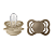 Chupetas Supreme Silicone Baunilha e Chocolate Tam 1 (kit 2 unid) - Bibs - Imagem 2