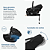 Bebê Conforto Coral Slide Pro + Base Slide Pro Onyx Black- Maxi Cosi - Imagem 5
