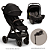 Trio Carrinho Trvl LX Preto Caviar + Bebê conforto Pipa Next e Base Curv - Nuna - Imagem 1