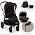 Kit Carrinho Triv LX Caviar + Pipa Next + Base Curv + Bolsa Essential Bag - Nuna - Imagem 1