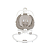 Cadeira Bouncer Serina 2in1 Joie com Balanço Bege Walnut - Joie - Imagem 3