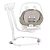 Cadeira Bouncer Serina 2in1 Joie com Balanço Bege Walnut - Joie - Imagem 2