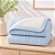 Cobertor Lã Tricot com Sherpam Azul Bebê - Laço Bebê - Imagem 2