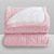 Cobertor Lã Tricot com Sherpam Rosa Bebê - Laço Bebê - Imagem 1