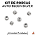 Kit 7 Porcas Custom Auto-Block Silver Nuts - Imagem 1