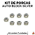 Kit 7 Porcas Custom Auto-Block Silver Nuts - Imagem 1