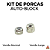 Kit 7 Porcas Custom Auto-Block Silver Nuts - Imagem 2