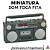 Miniatura Rádio Som Retro com Fita - Imagem 3