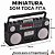 Miniatura Rádio Som Retro com Fita - Imagem 4
