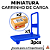 Miniatura Carrinho de Carga Azul - Imagem 1