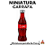 Miniatura Garrafa Coca - Imagem 1