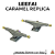 Par de Trucks Leefai Caramel 35mm cor ''Raw'' - Imagem 3