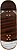 Deck ''D'oh Fingerboards'' Split-Ply *Louis Vuitton* 34x96mm (Made in UKRAINE/Importado)(Standard Mold)(Popsicle) - Imagem 2