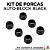 Kit 6 Porcas Custom Auto Block - Black Edition - Imagem 1