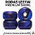 Rodas Leefai modelo "Premium Swirl" Urethane 80D cor Dark Blue - Imagem 1
