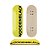 Deck *WoodenBlack* Logo Yellow 97.5mm x 34mm Heat-Transfer (Made in Turkey)(100% em Maple)(Real-Wear)(High Quality) + Tape Woodenblack Texturizada! - Imagem 1