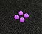 Kit de Bushings Alien Roswell 65A Circular Edition cor Galaxy Purple - Imagem 1