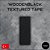 Tape *WoodenBlack* C/ TEXTURA 36mm x 110mm (Made in Turkey)(Smooth Felling)(Texturizada) - Imagem 1