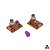 Baseplates marca *Leefai* Kingping Invertido cor Rose Gold (Eixo central invertido)(Bushings/ Pivot cups) - Imagem 3