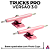 Par de Trucks Custom PRO 3.0 34mm cor Pink - Imagem 1