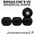 Kit de Rodas Custom CNC's V2 Spherical Shape cor Black - Imagem 1