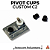 Par Pivot Cups Custom C2 cor Preto (Polyurethane 85A) - Imagem 2