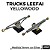 Par de Trucks Leefai Yellowood 34mm cor Silver&Black - Imagem 1