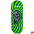 Deck Ultimate Series *Custom Collab Emerald* modelo  ''Green Skull''  34x96mm  *Heat-Transfer* (100% Maple) - Imagem 1
