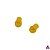 Par de Pivot Cups marca *Leefai* feitos em Poliuretano (PU) na cor Amarela (Chupetinhas para Trucks) - Imagem 1