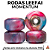 Rodas Leefai modelo "Momentum" Urethane 70D cor Galaxy - Imagem 1