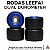 Rodas Leefai modelo ''Dual-Durometer'' cor Black & Blue - Imagem 1