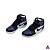 Mini Sneakers Nike Air Jordan Preto & Roxo - Imagem 1