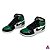 Mini Sneakers Nike Air Jordan Preto & Verde - Imagem 1