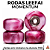 Rodas Leefai modelo "Momentum" Urethane 70D cor Cherry - Imagem 1
