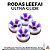 Kit de rodas Leefai Ultra-Glide Double Layer Urethane 60D cor White & Purple (EXTRA GRIP) - Imagem 1