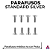 Kit de Parafusos Leefai Special Standard cor Silver *Chrome* (Médio) - Imagem 1