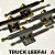 Par de Trucks Completos marca *Leefai* modelo *ZRT 3.0* 34mm cor ''Gray'' (Réplicas dos BRT's 3.0) - Imagem 3